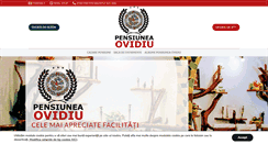 Desktop Screenshot of pensiuneaovidiuadjud.ro